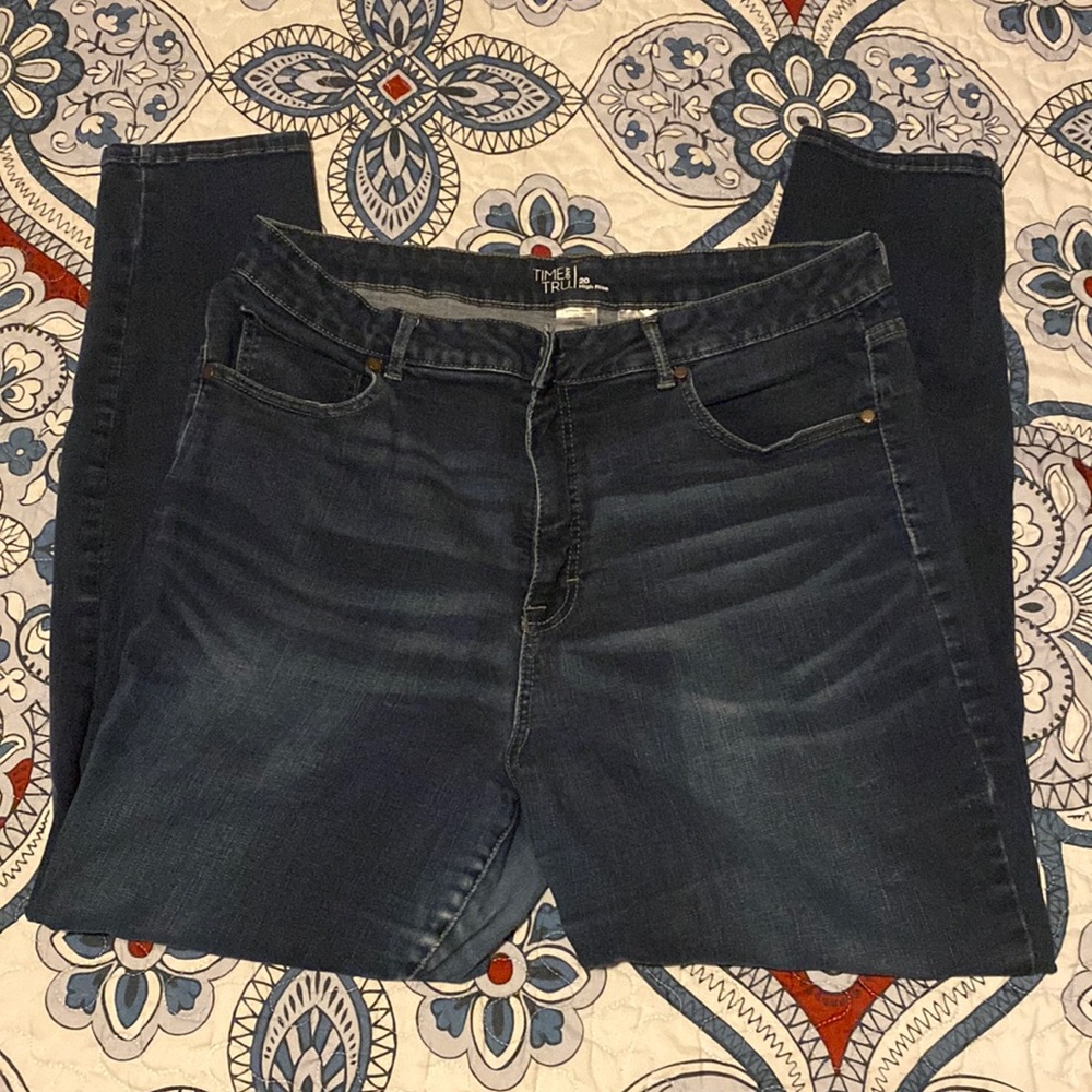 Woman’s Time and Tru Jeans High arise NWOT